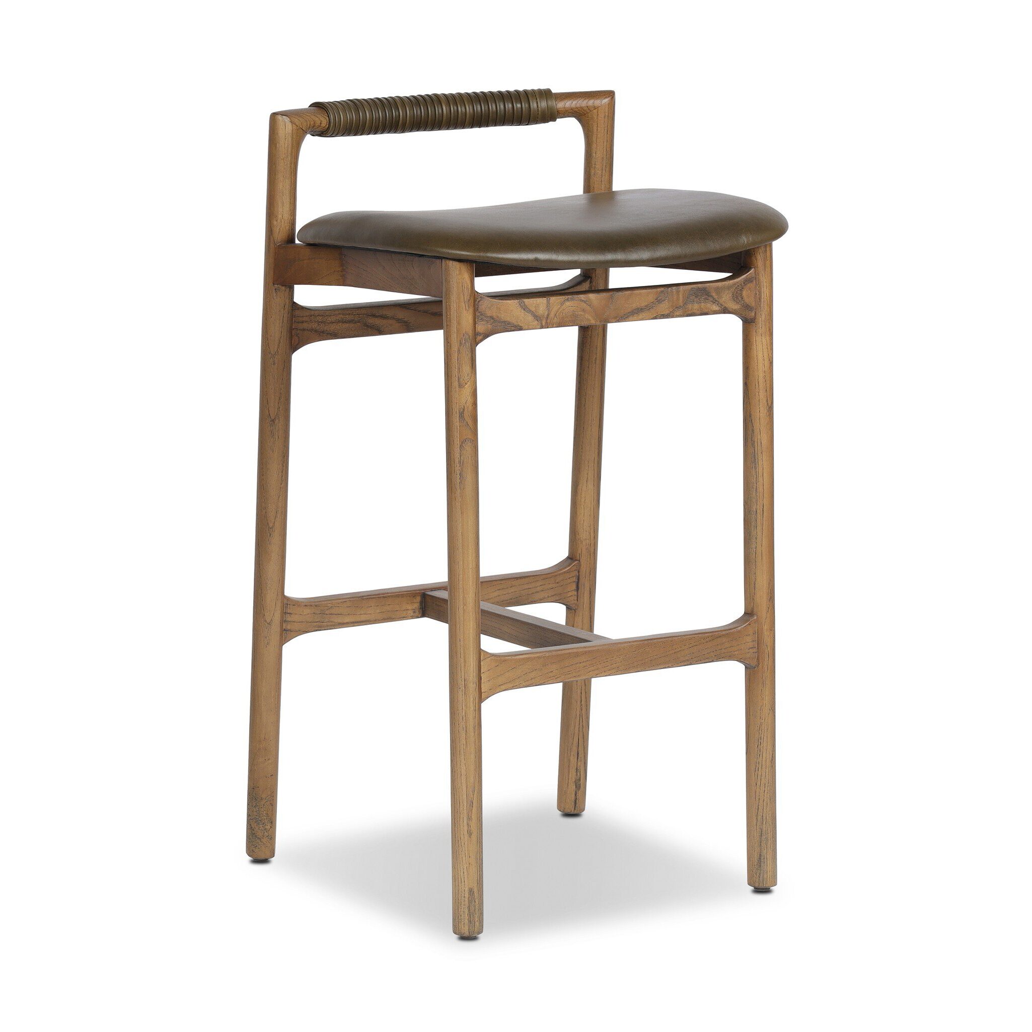 Baden Bar Stool in Dulane Moss