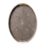 AERIN Modern Shagreen Cocktail Tray - Chocolate - Image 2