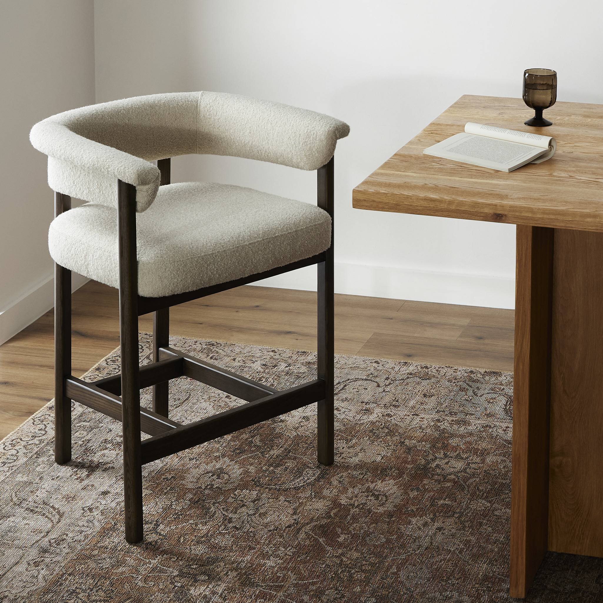 Cassie Bar Stool - Oatmeal - Image 10