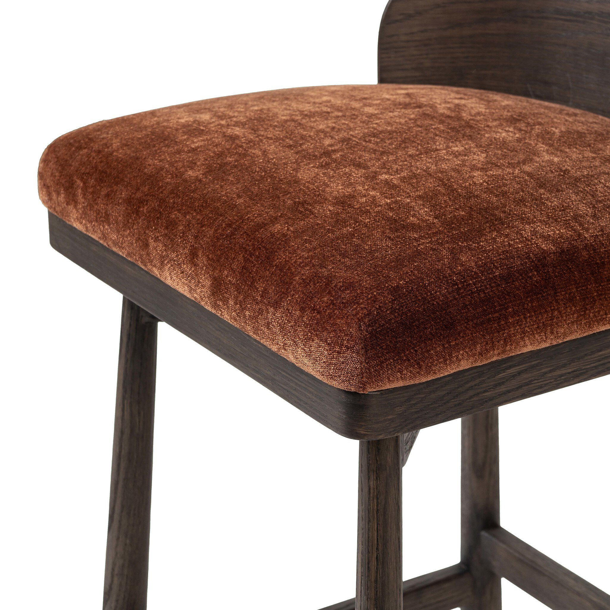 Cloris Swivel Counter Stool In Altair Sienna - Image 7