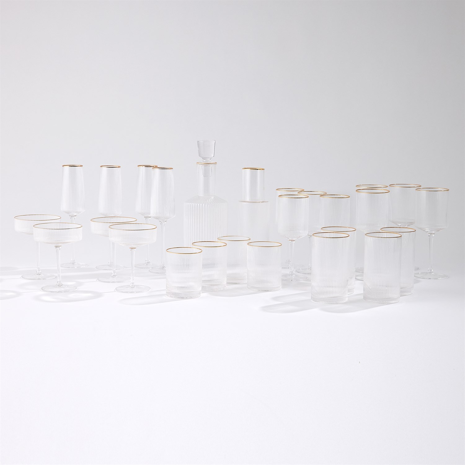 Winston Champagne Glasses - S/4 - Image 3