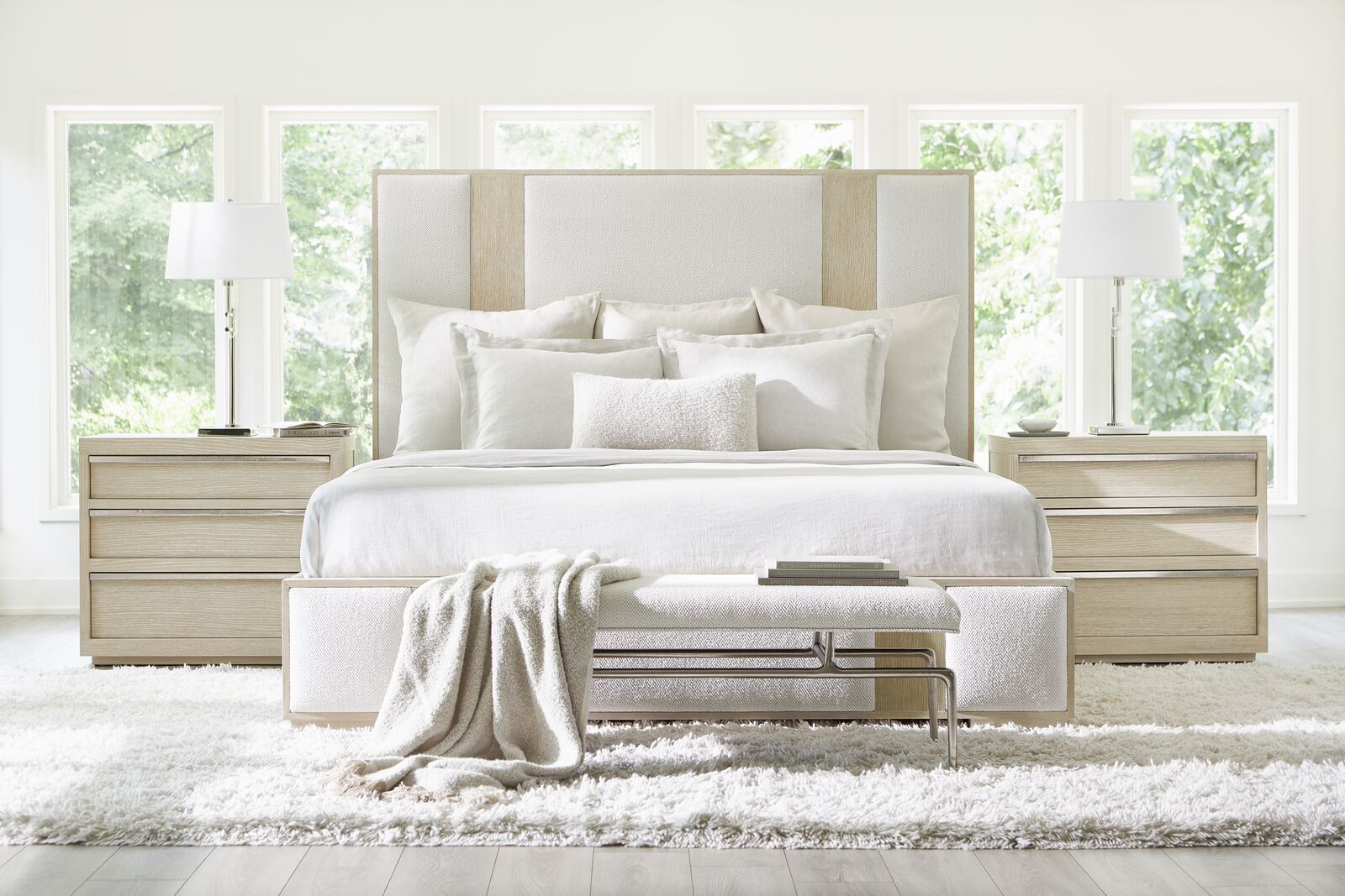 Solaria Panel Bed Queen - Image 6