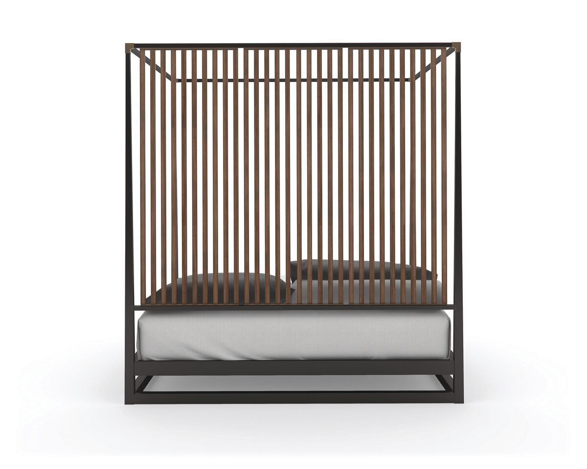 Pinstripe Queen Bed - Image 3