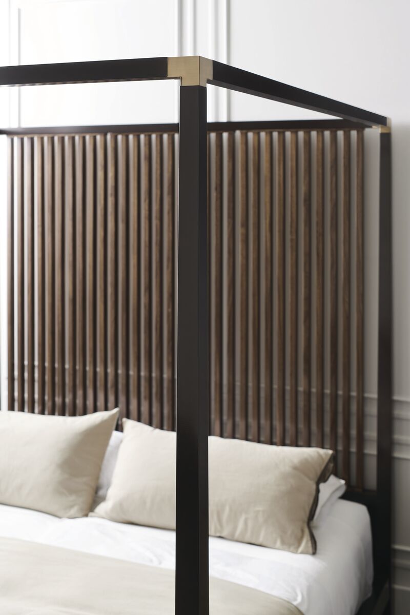 Pinstripe Queen Bed - Image 5