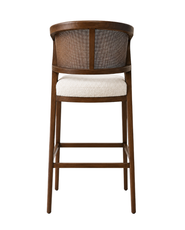 Plantation Counter Carver Stool - Rattan - Image 4