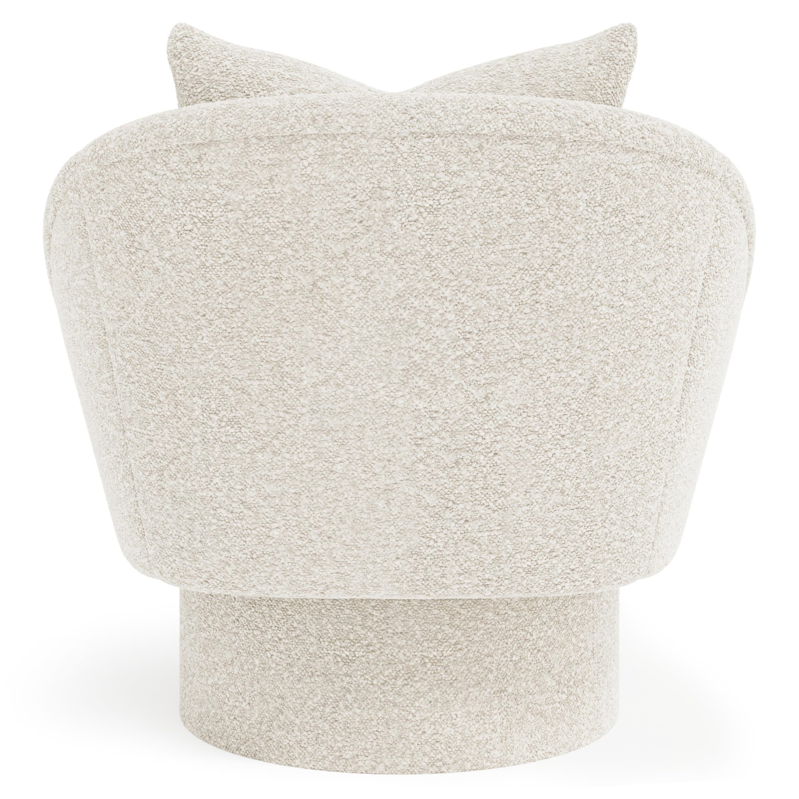 Lucia Fabric Swivel Chair - Image 5