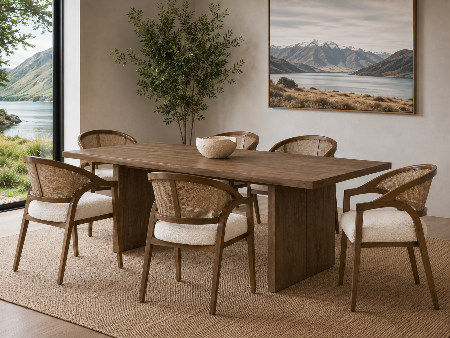 Plantation Dining Carver - Rattan - Image 5